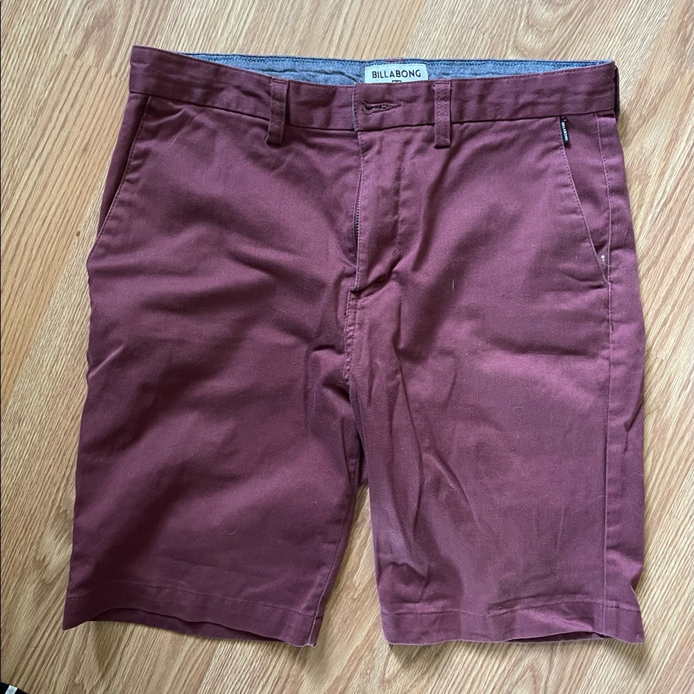 Maroon shorts